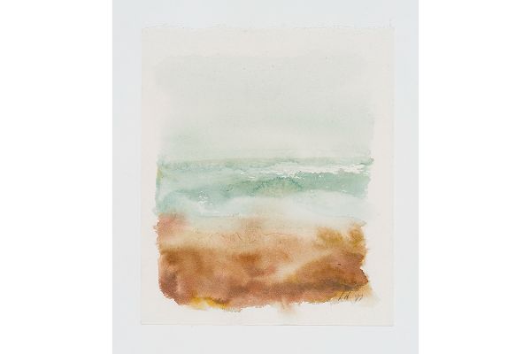 Transported XV, aquarelle sur papier Saint Armand, 9x10p.
